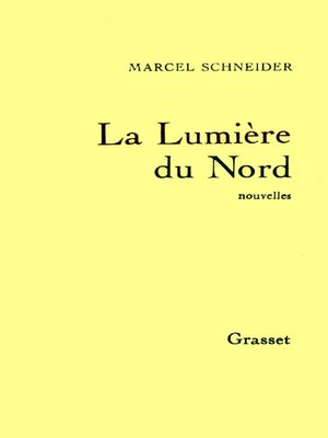 cover image of La lumière du Nord